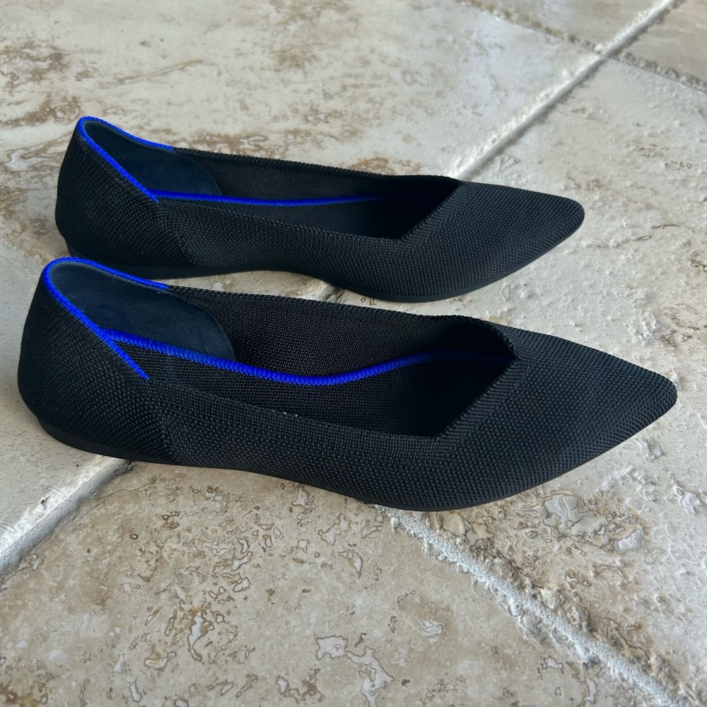 Rothy’s “The Point” Flats Ballerinas Comfort Shoes Size 8